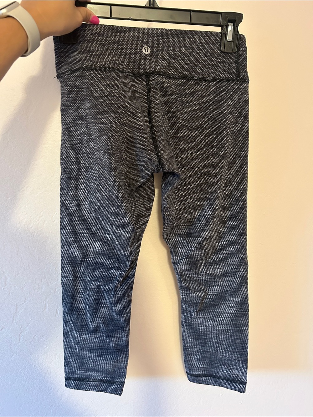 lululemon athletica Women’s Dot Heathered Charcoal Gray Leggings